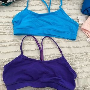 2 Lululemon size 10 bras